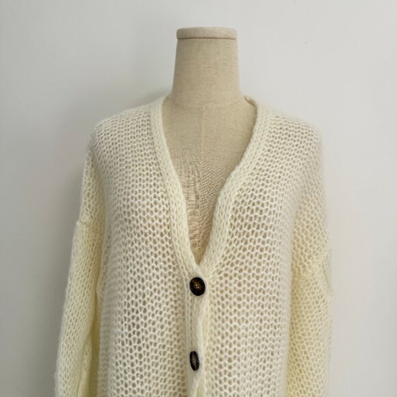 NWOT !Loewe Anagram mohair-blend cardigan - Picture 7 of 13